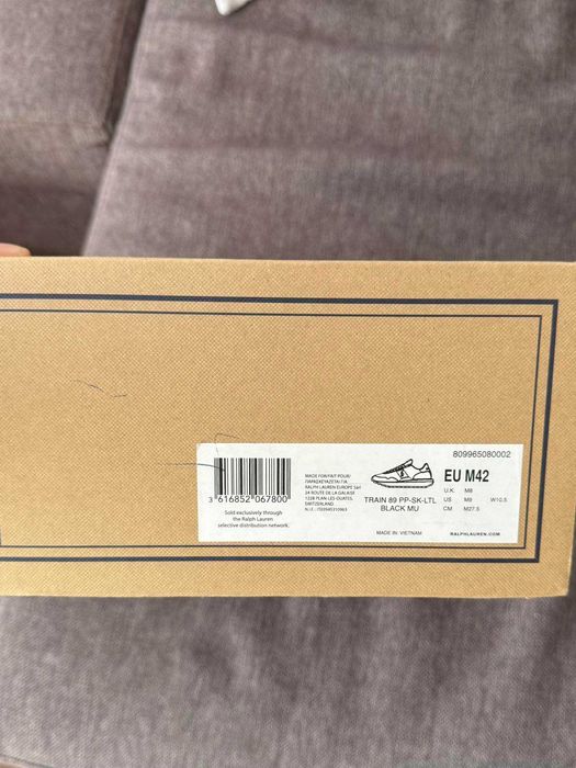 Маратонки Polo Ralph Lauren Sneakers Train 89 номер 42 черни и сиви