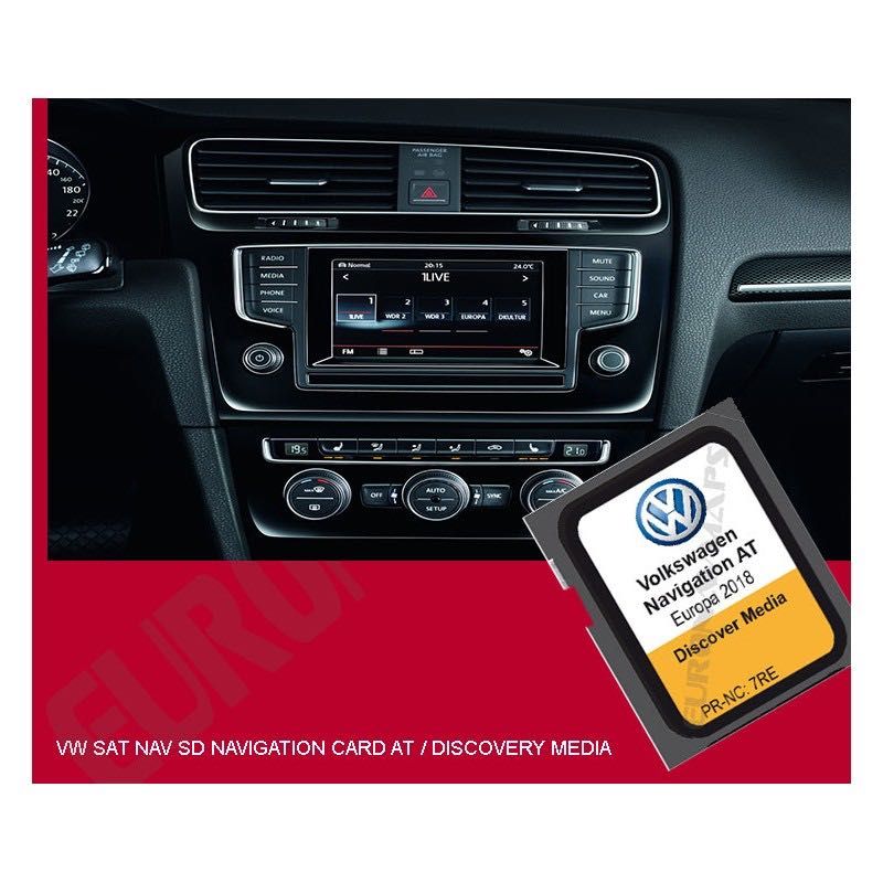 SD Card Origine Volkswagen Discover MIB Europa 2022 Passat Golf Tiguan