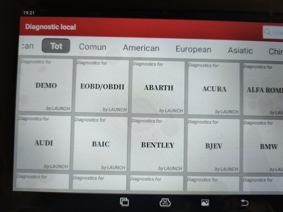SET Diagnoza LAUNCH X431 CRP919E cu DBSCar VII cu Bluetooth, Nou 2025