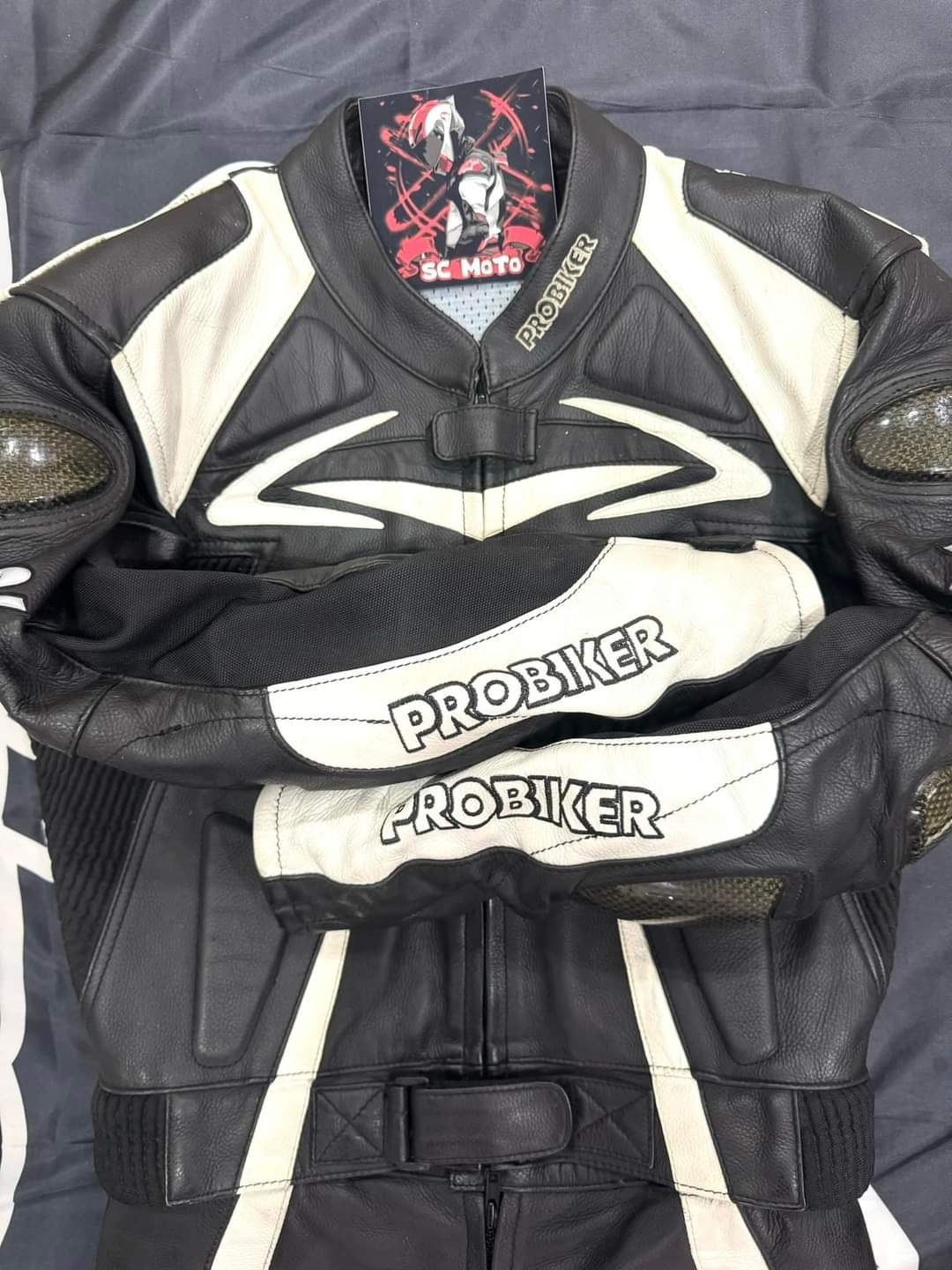 Кожен Мото Екип Probiker PRX-4 Номер 50
