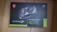 Placa Video MSI NVIDIA GeForce RTX 4070 VENTUS 2X  OC 12GB GDDR6X