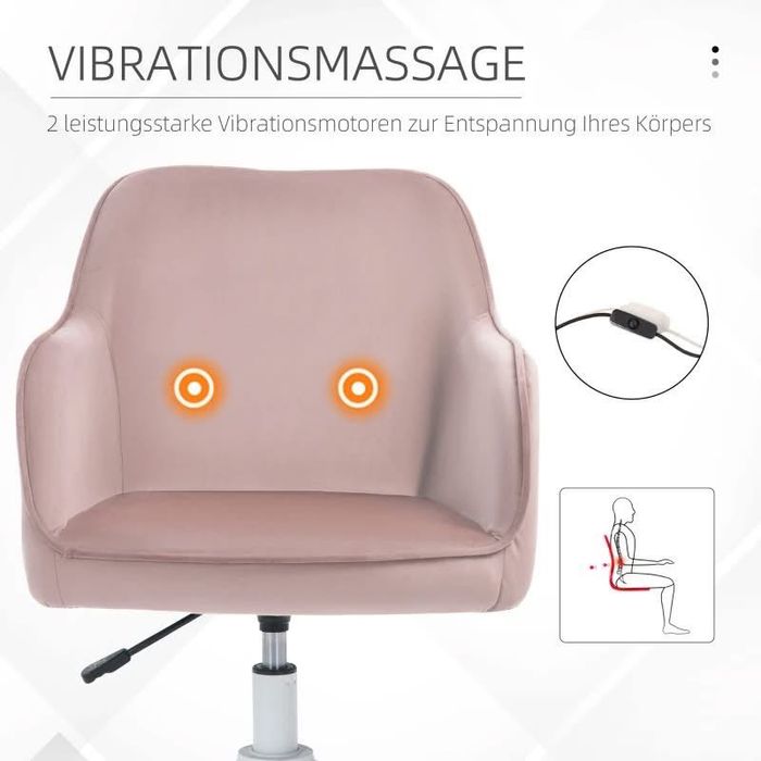 Масажен офис стол