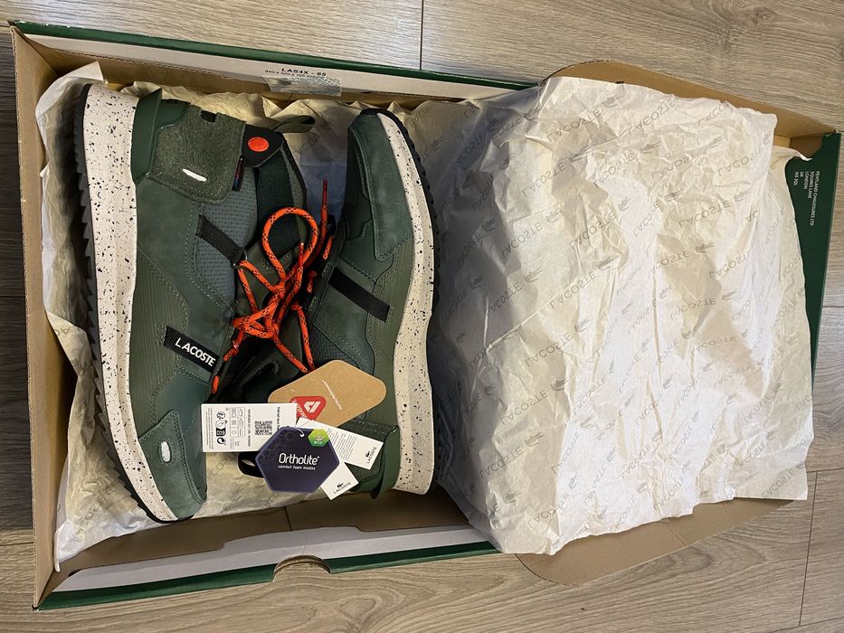 Ghete noi barbati Lacoste 44.5