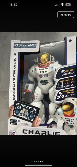 Robotul Charlie Astronautul