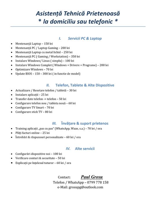 Servicii IT – explic pe înțelesul tuturor