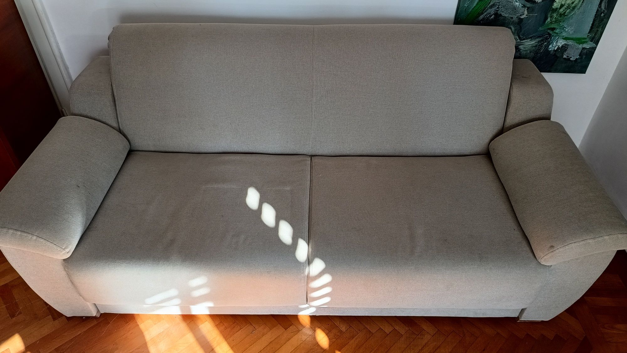 Canapea cu 2 fotolii, extensibile