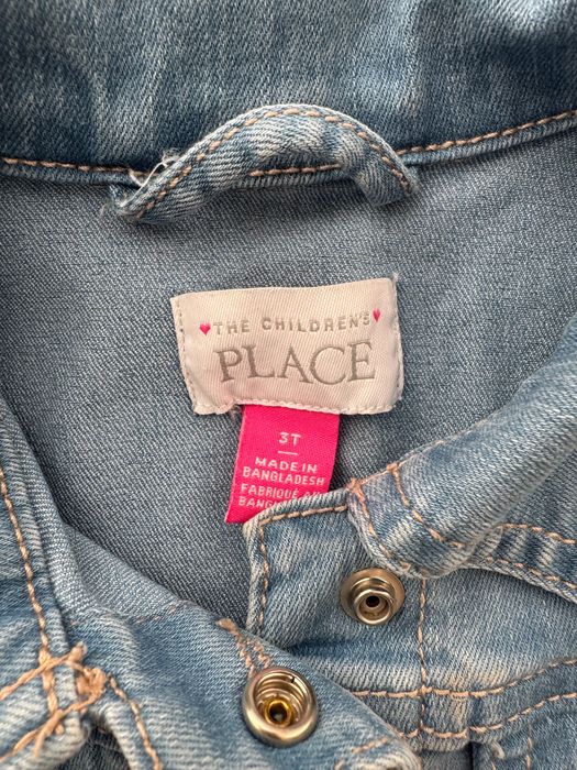 Geacă din denim față.  Vârsta 3 Ani (98-110)