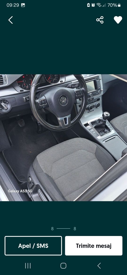 Volkswagen Passat B7

An Fabricatie 2012 E/5