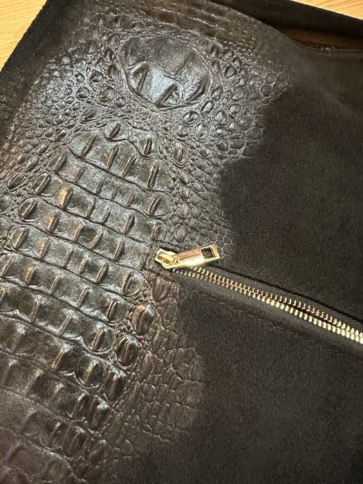 Дамска велурена чанта