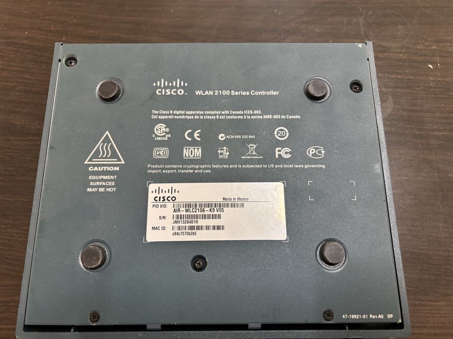 Cisco WLC 2106 Wireless LAN Controller cu alimentator inclus
