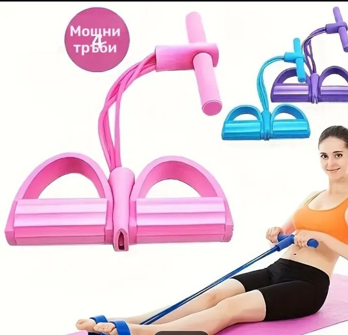 Спортни фитнес уреди за дома, hand gripper,  ластици, въже с таймер