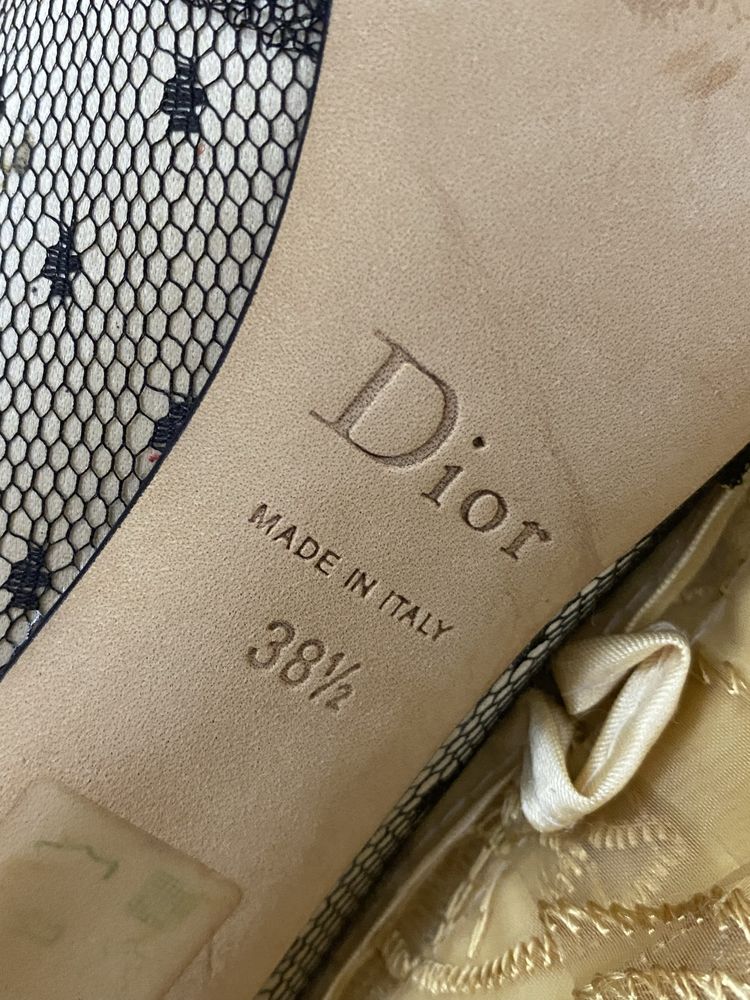 Женские туфли шпилька каблук Christian Dior оригинал размер 385 Италия