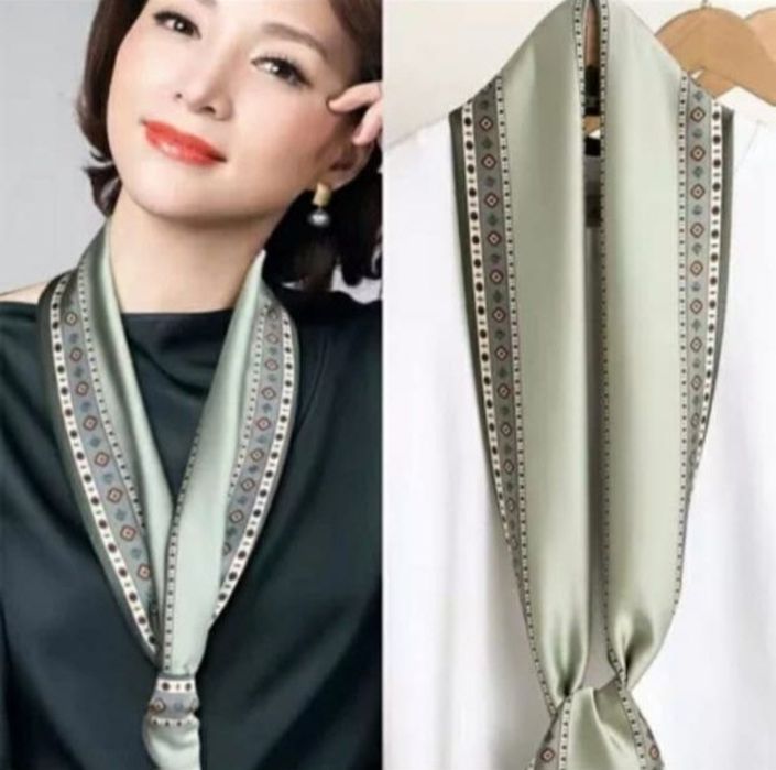 Шёлковый облегающие шарф