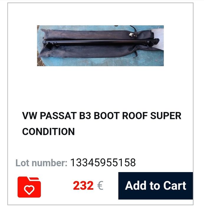 Bare originale VW. - Nou !