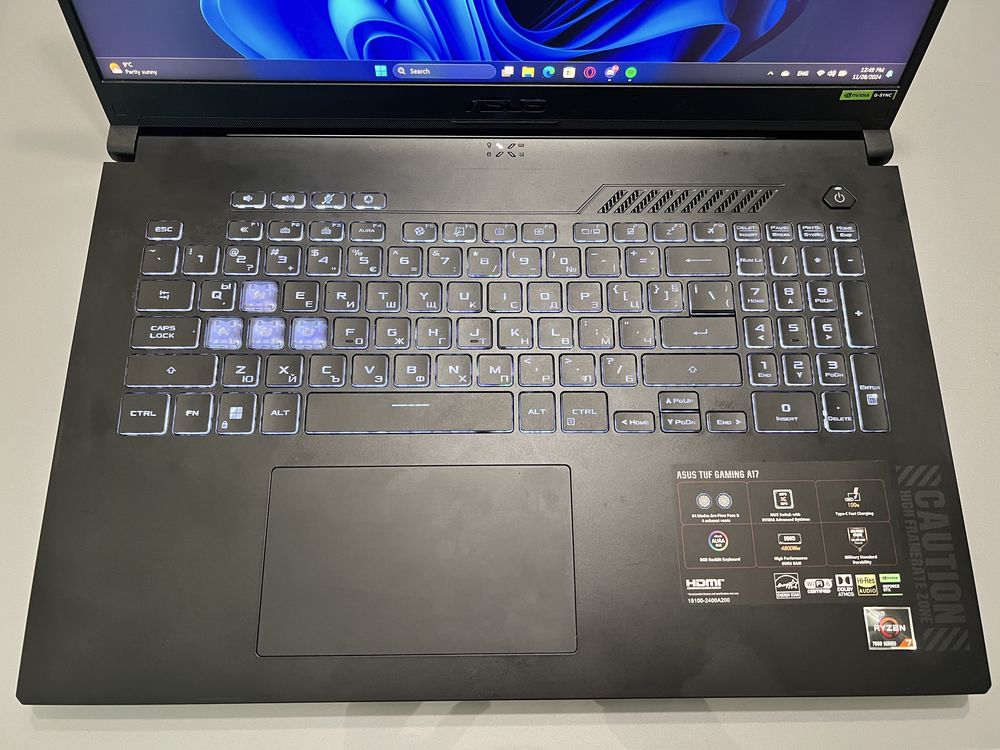 Геймърски лаптоп Asus TUF A17 2023