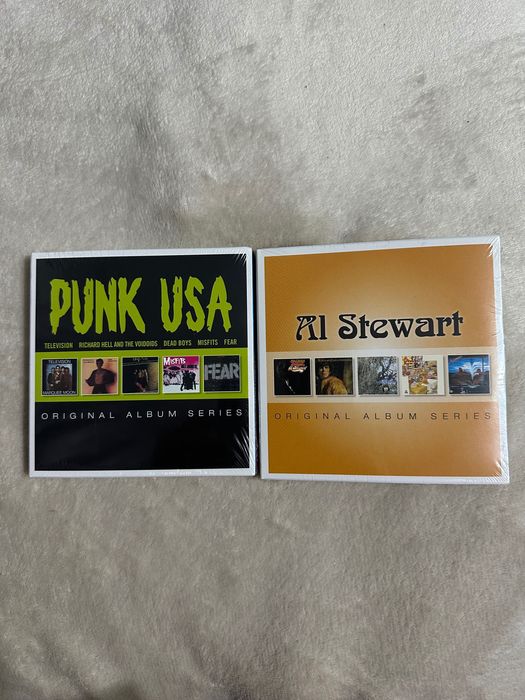 Pachet 2x CD Box Set Original Album Series NOI-  Punk USA + Al Stewart
