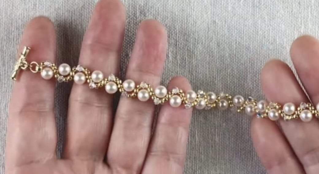Bijuterii perle de cultura,cristale Swarovsky aur/argint