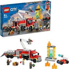 LEGO City - Unitatea de comanda a pompierilor 60282, 380 piese