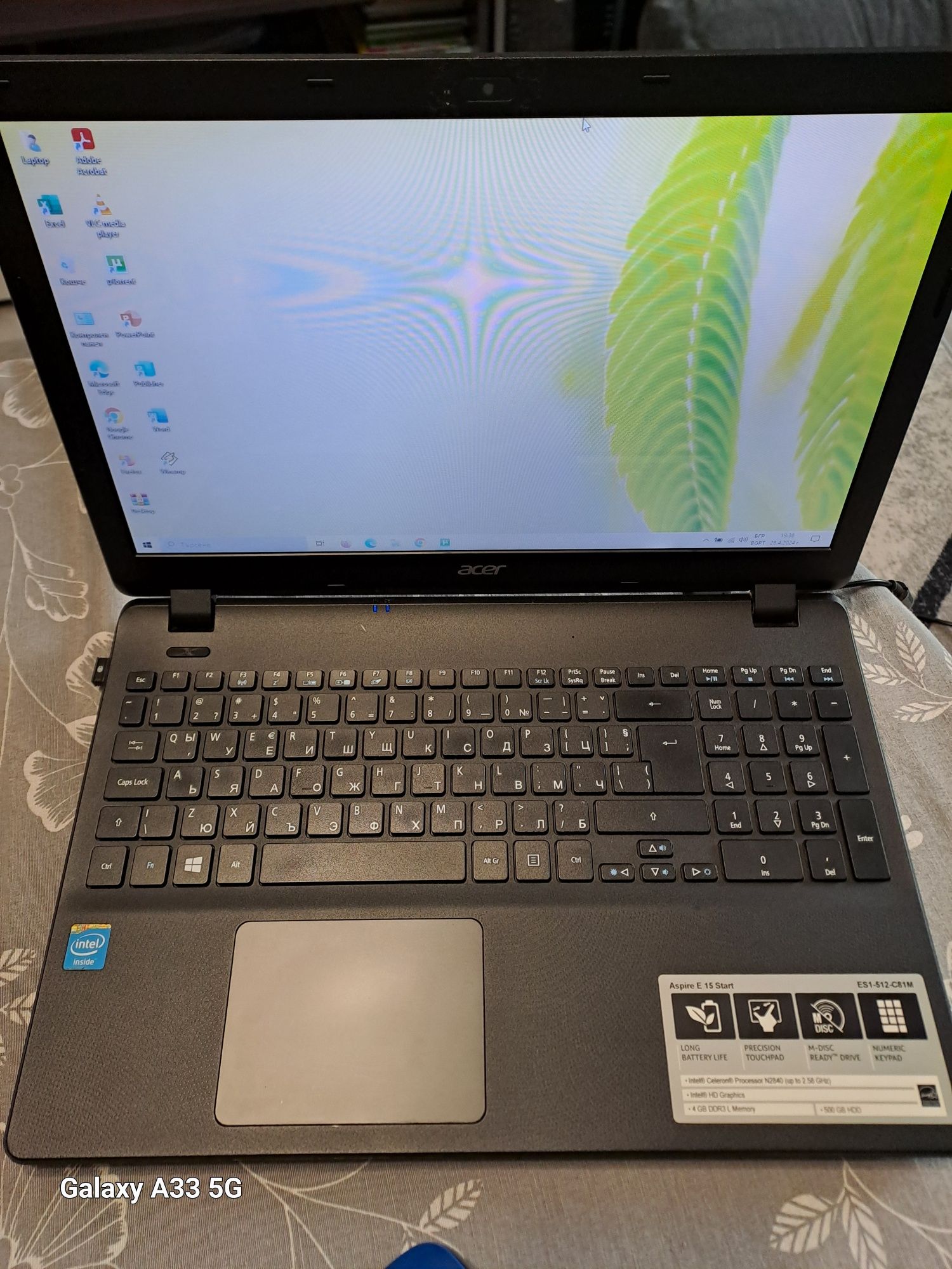 Лаптоп Acer в добро  състояние
