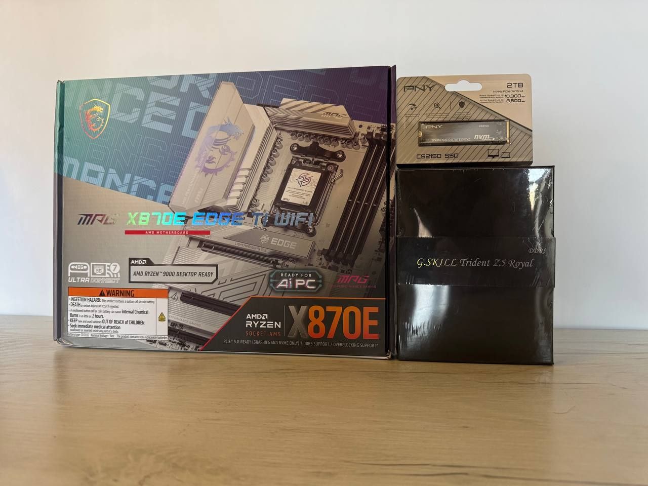 G.Skill Trident Z5 Royal RGB 2x24GB 8000MHz
AMD EXPO