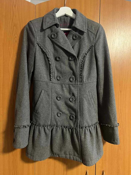 Geacă stofă gri S – stare excelentă