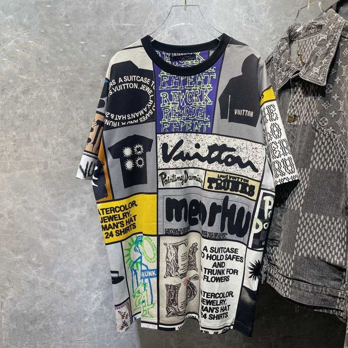Мъжка тениска Louis Vuitton Lv Топ модел 1AFB82