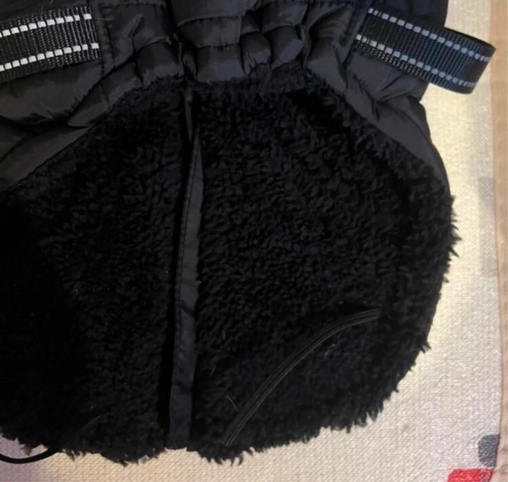 caini hainuta de iarna impermeabila cu blanita si ham  reflectorizant