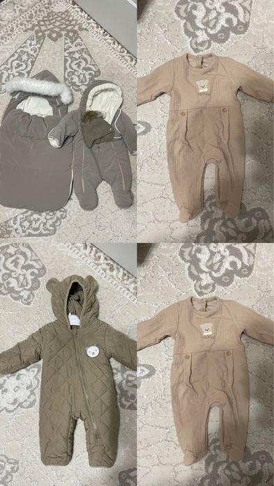 Комбинезон с конвертом, боди для выписки и комбинезон весенний