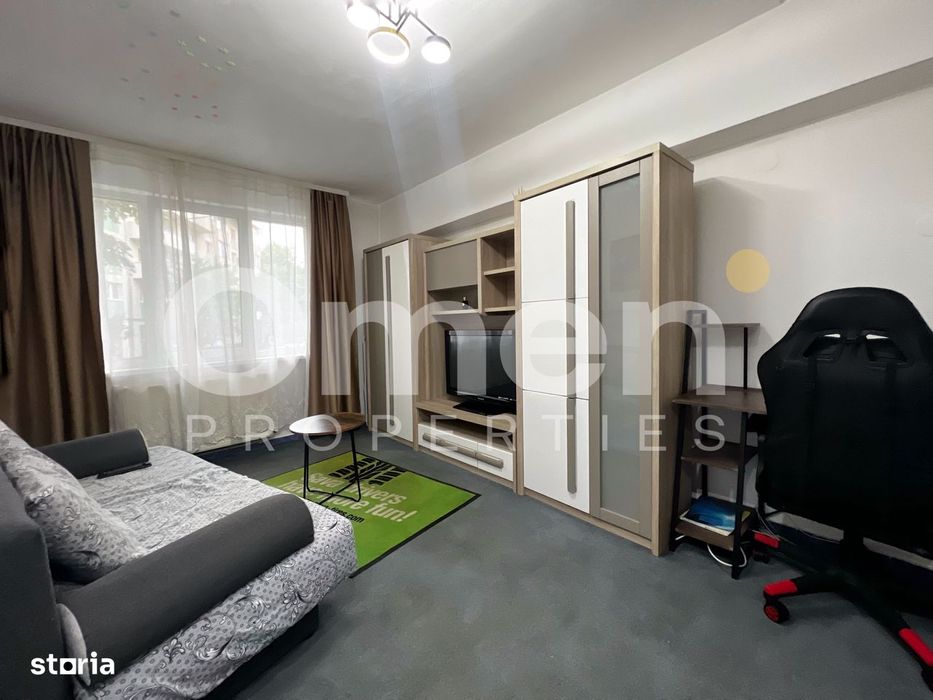 Apartament cu o camera de inchiriat / 250 de euro /38mp.