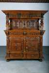 Mobila Baroque Bufet Vintage / Franta secolul XVII-lea/ datare: 1663