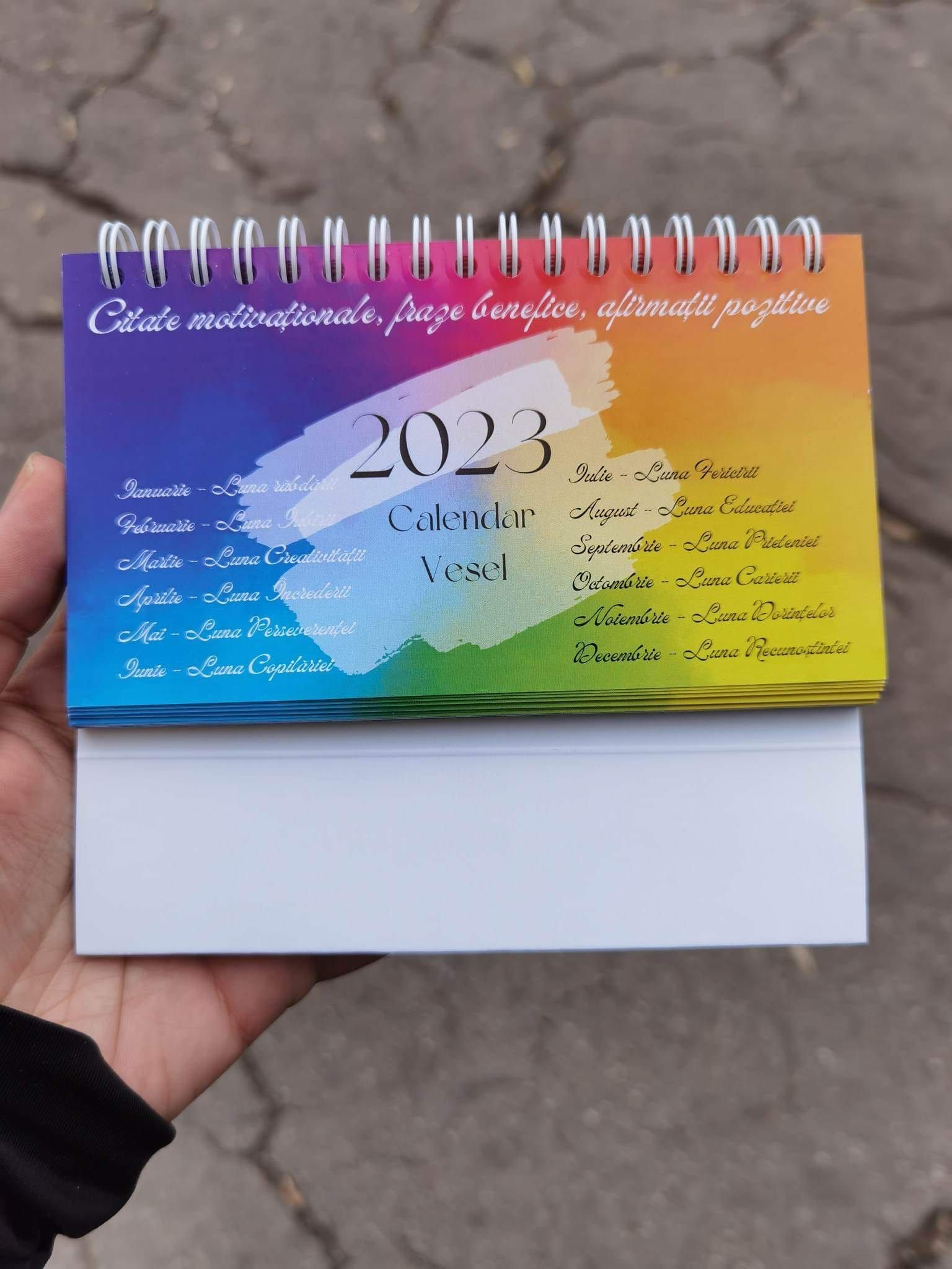 Calendar motivațional de birou 2023