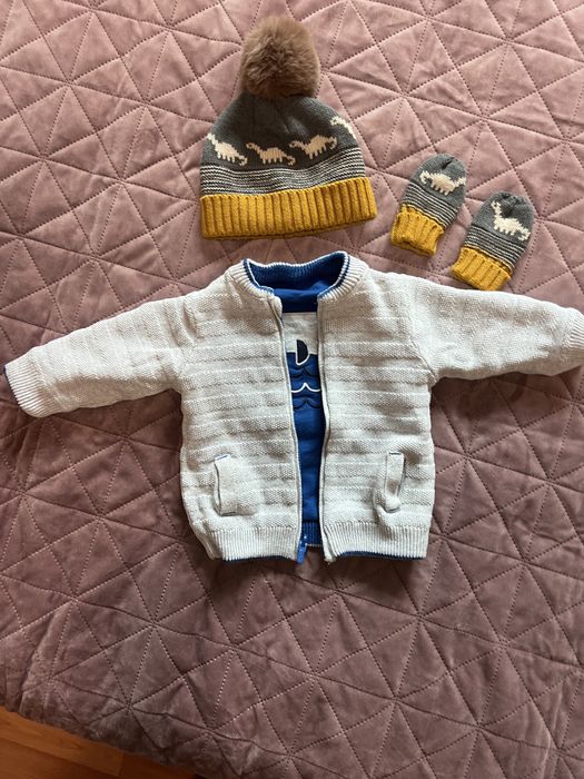 11 бр бебешки дрешки 0-3 месеца/56-62 см