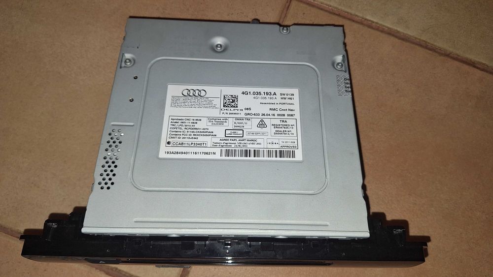 Vand navigatie OEM, Audi MMI RMC (A6 4G C7, 2016)