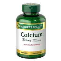 Nature's Bounty Calcium Plus 500 мг витамина D3, поддержка иммунитета