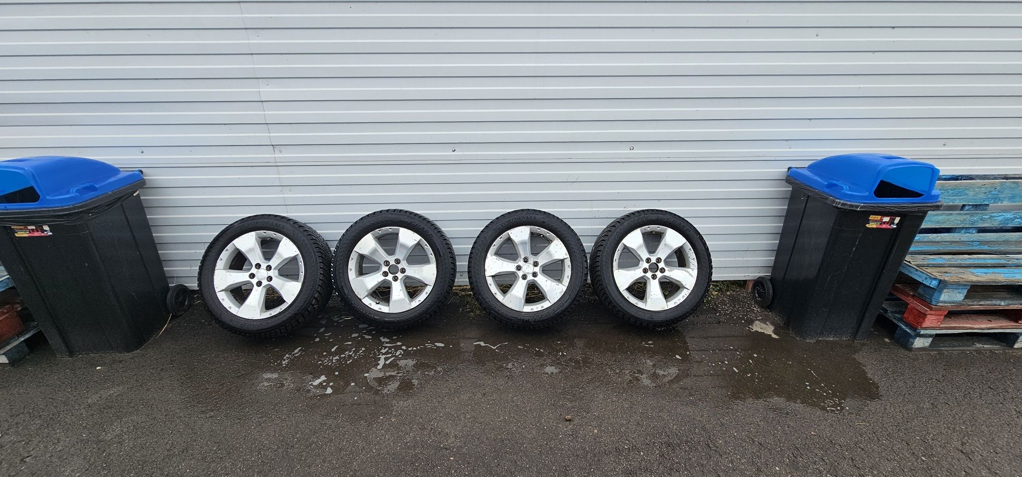 Диски r17 5х100 с резиной Yokohama icing guard ig-65 r17 225/55