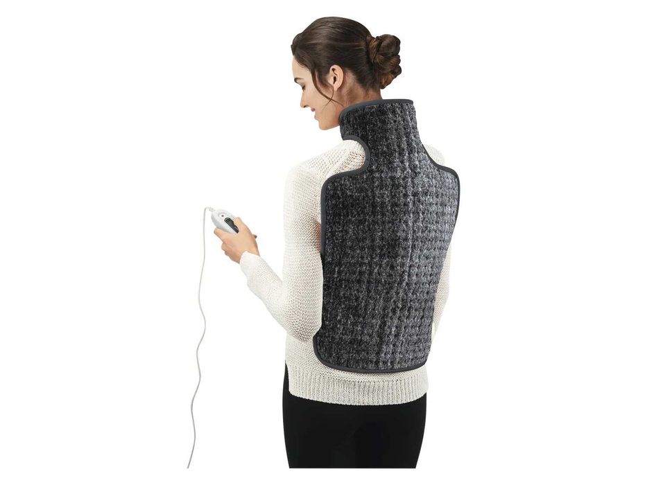 Загряваща възглавница за гръб и врат Грейка за гръб шия Sanitas