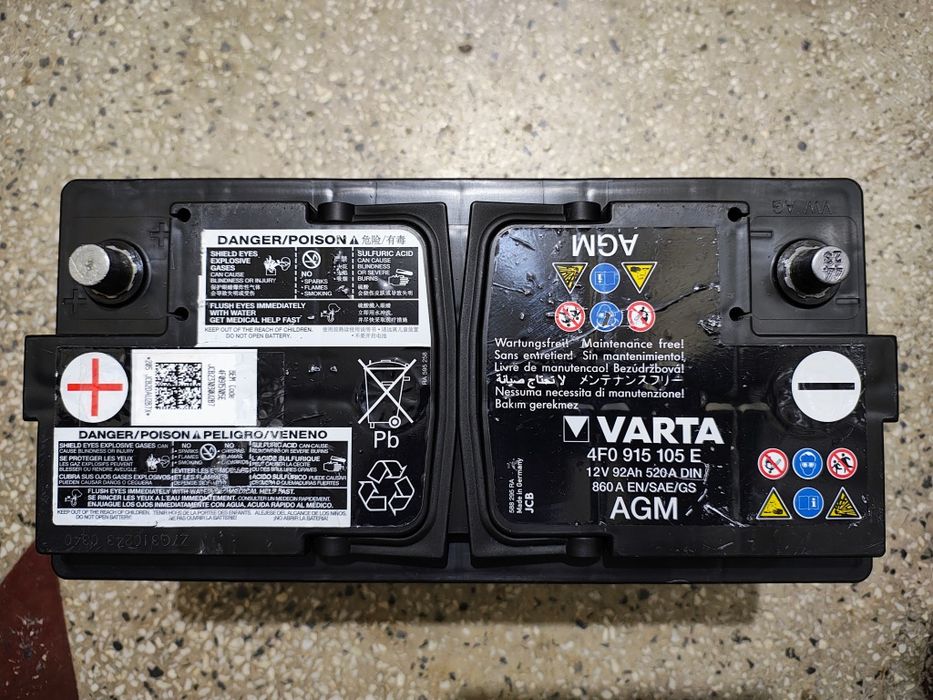 Baterie Varta originala volkswagen 92Ah start stop import.