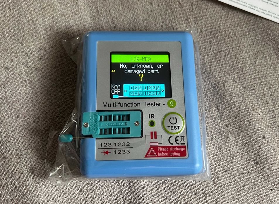 Tester multifuncțional componente electronice LCR ESR nou LCD