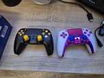 Maneta playstation 5 ps5 originala negru gold  mov controler consola