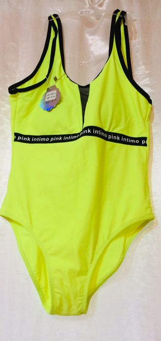 Costum de baie verde neon
