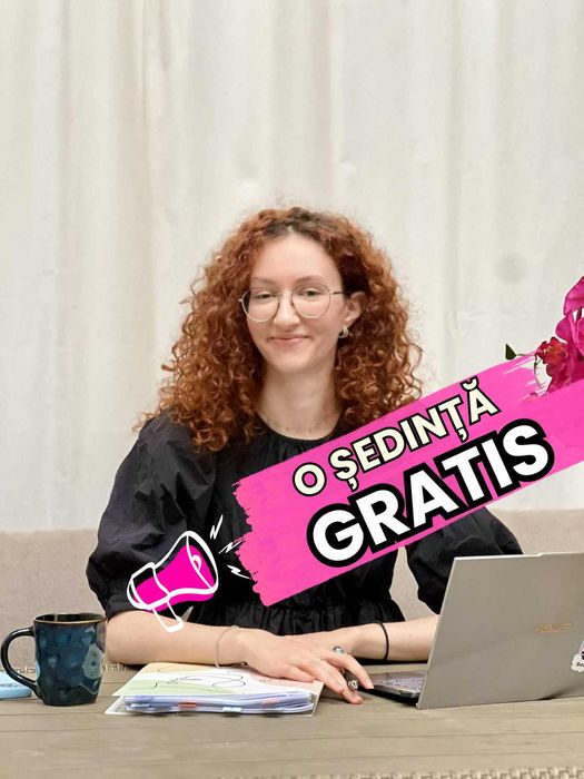 Consiliere Dezvoltare Personală | ONLINE & Fizic | Prima ședință CADOU
