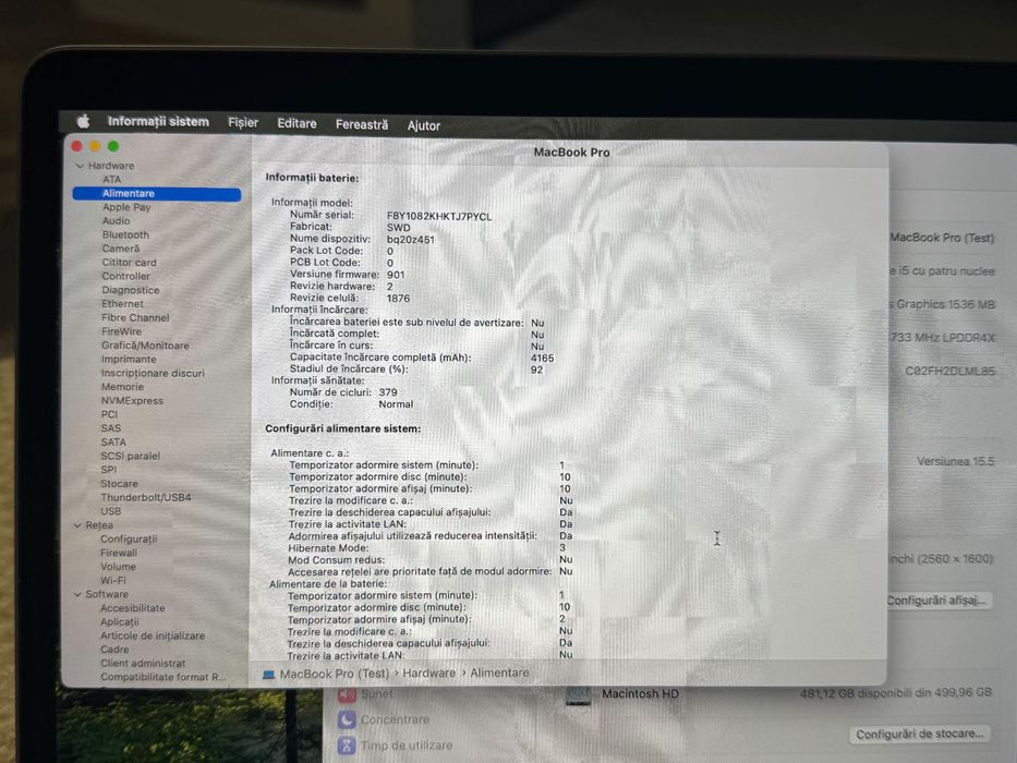 MacBook Pro 13" 2020 Touch Bar Intel i5 512 GB