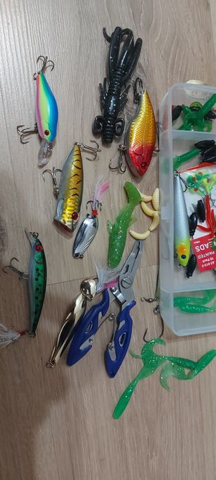 Чисто нови примамки блесни клатушки, спининг риболов, щука,кефал