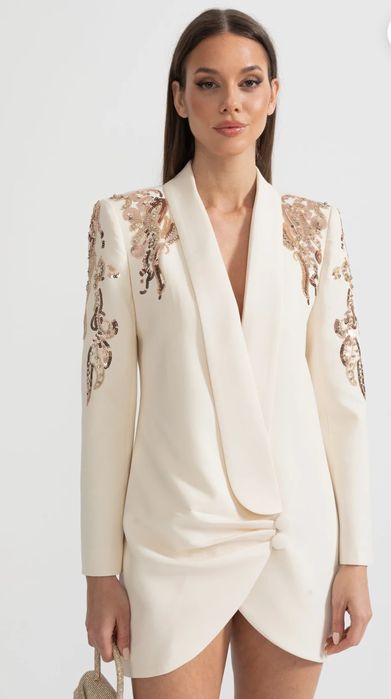 Rochie tip sacou cu paiete