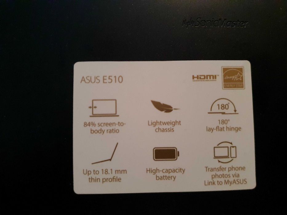 Laptop Asus  E510