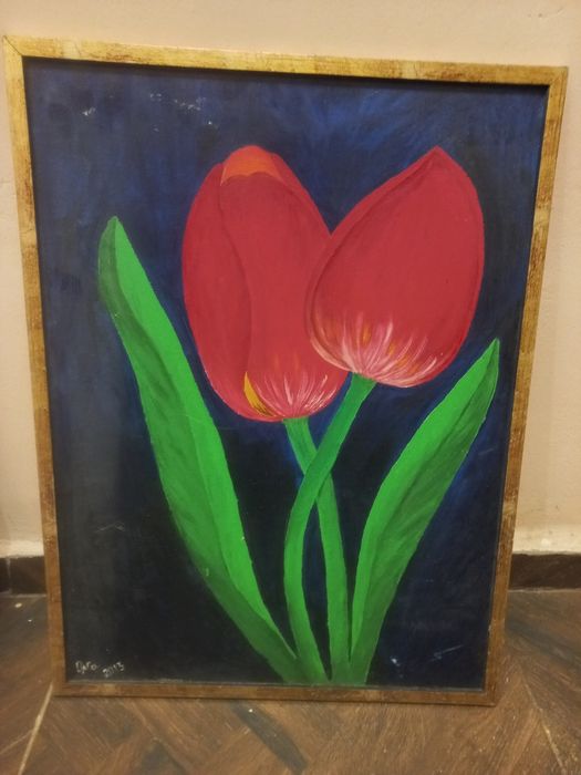 Стари картини на платно