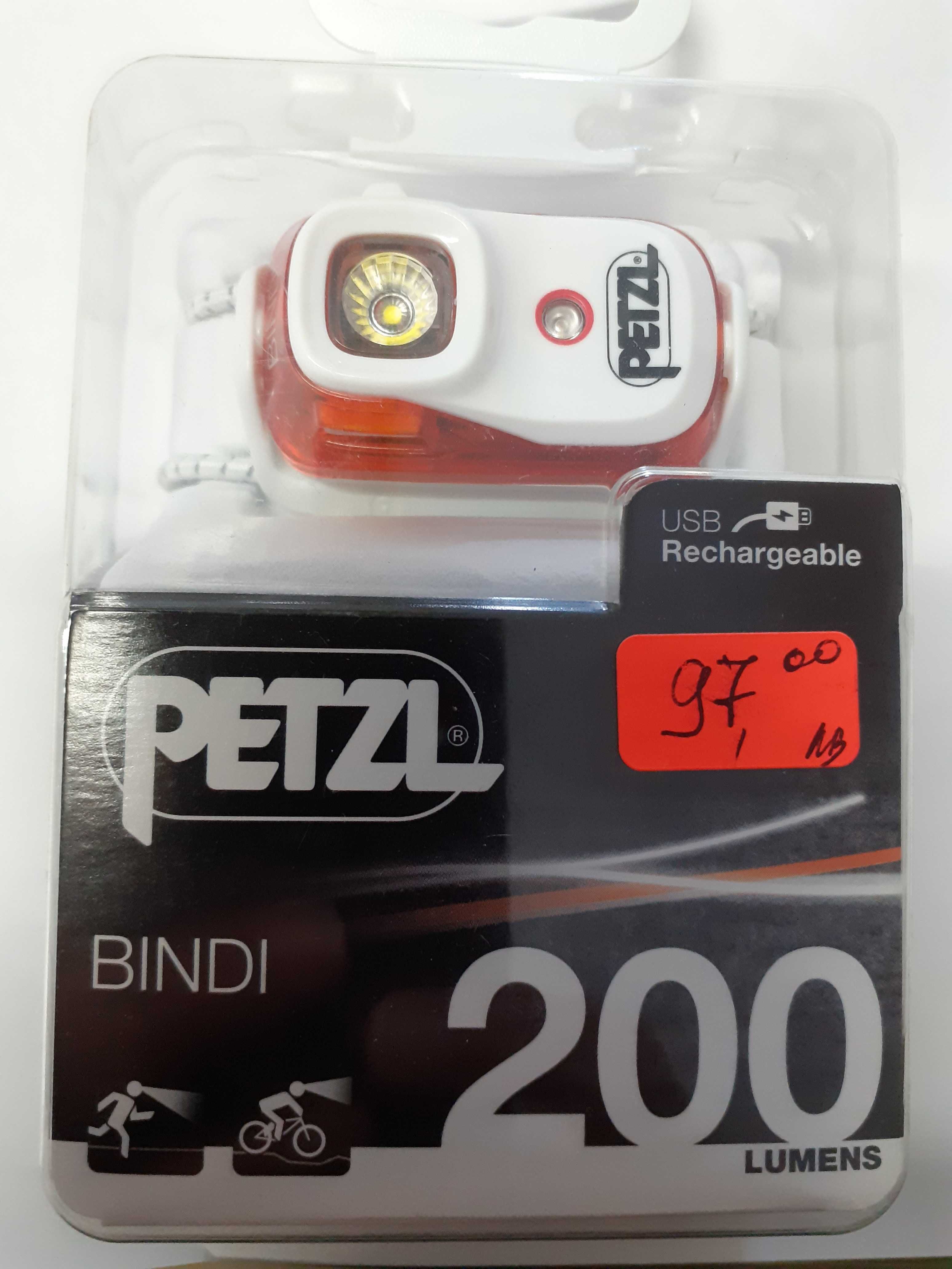 Petzl Челник Bindi не изполван нов черен, зелен, оранжев