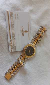 Часовник Conquer Gold Swiss Quartz Watch