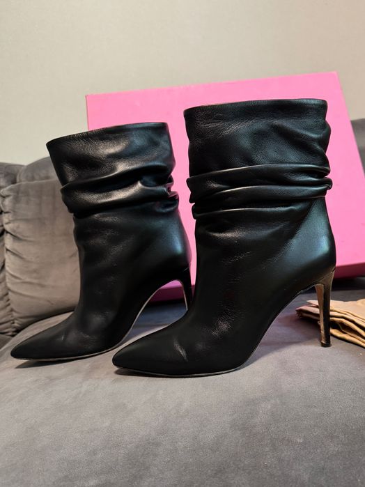 Botine cu toc Paris Texas