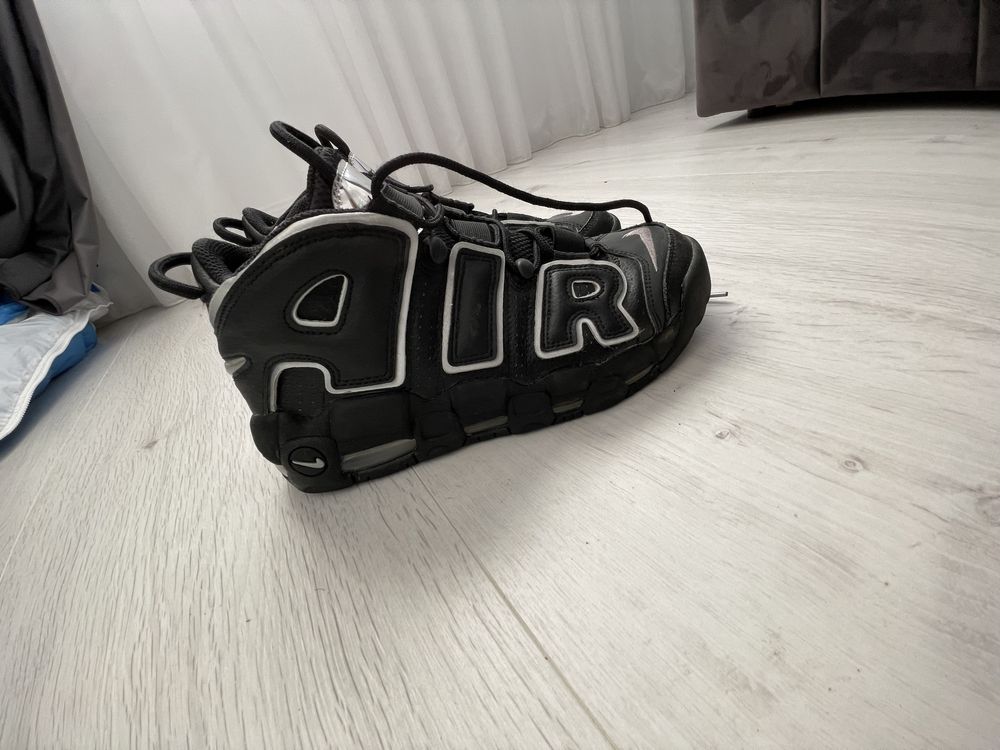 Vand papuci Nike Air More Uptempo Black